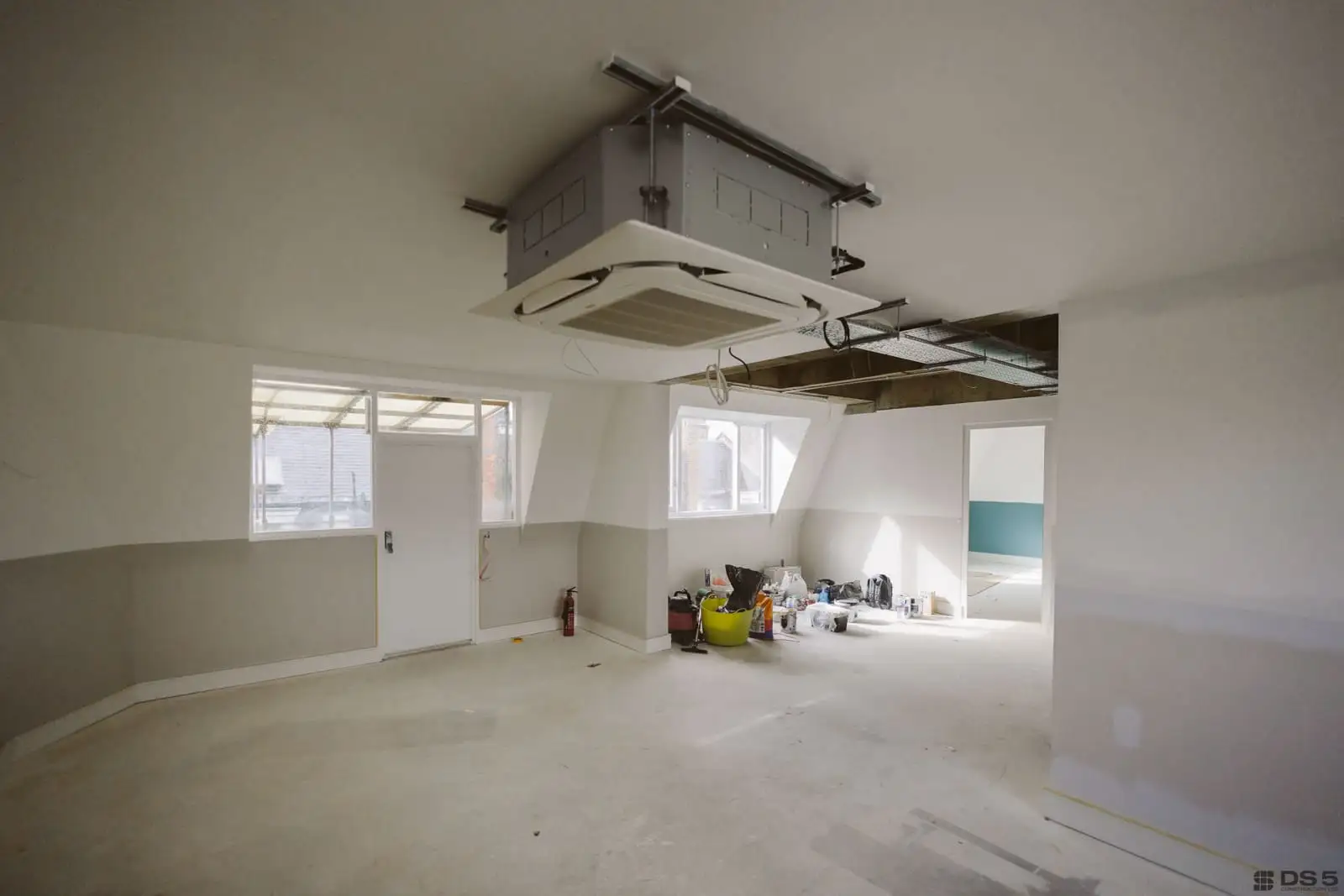 Pre-finish fit-out