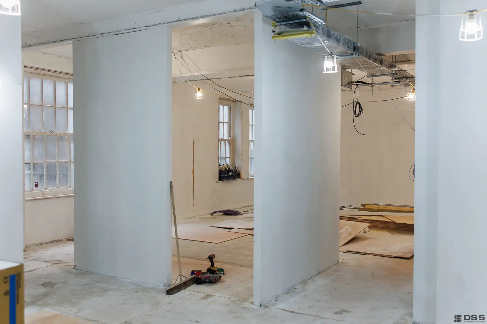 Pre-finish fit-out